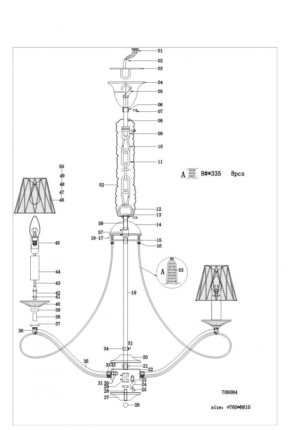 Lightstar *** (MD200006-8) Люстра подвесная SOLIDO 8х60W E14 ХРОМ без плф (в комплекте) Lightstar *** (MD200006-8) Люстра подвесная SOLIDO 8х60W E14 ХРОМ без плф (в комплекте)